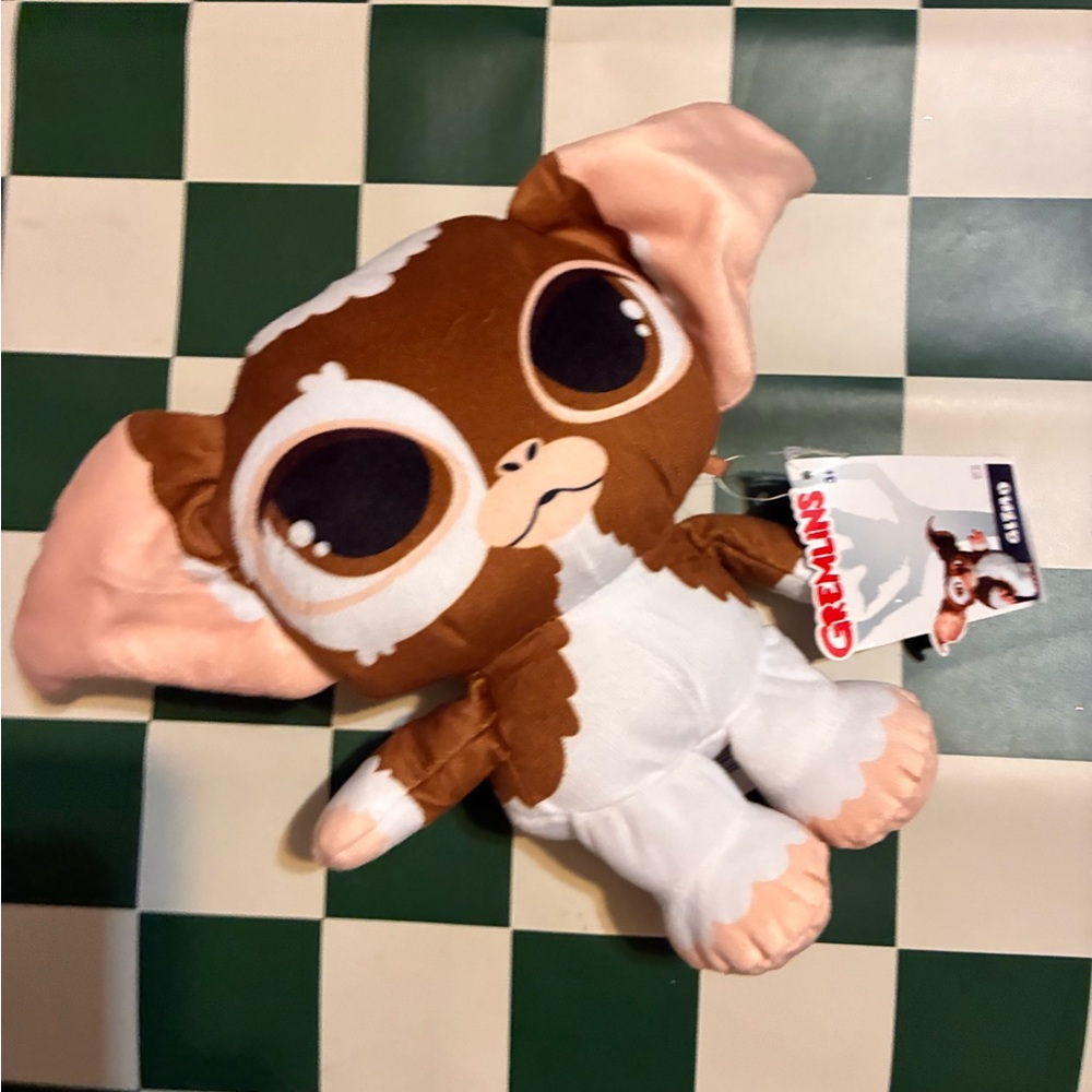 Warner Bros. Gremlins Gizmo Plush - Brown, White & Pink